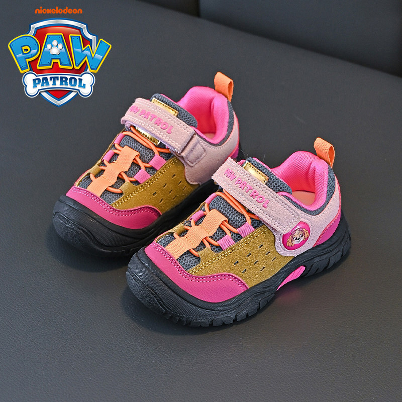 汪汪队1到3岁女宝鞋春秋款2025新款爆款2软底防滑4儿童鞋子男软底