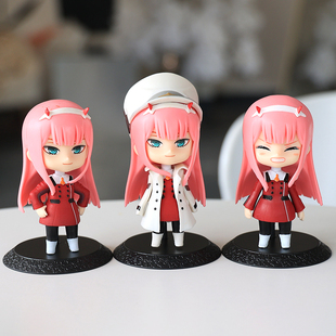 动漫 Q版 零二国家队02手办 神秘少女动漫卡通02公仔玩具模型摆件
