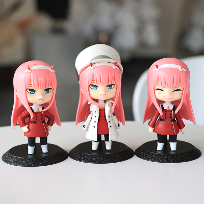 动漫 Q版 零二国家队02手办 神秘少女动漫卡通02公仔玩具模型摆件