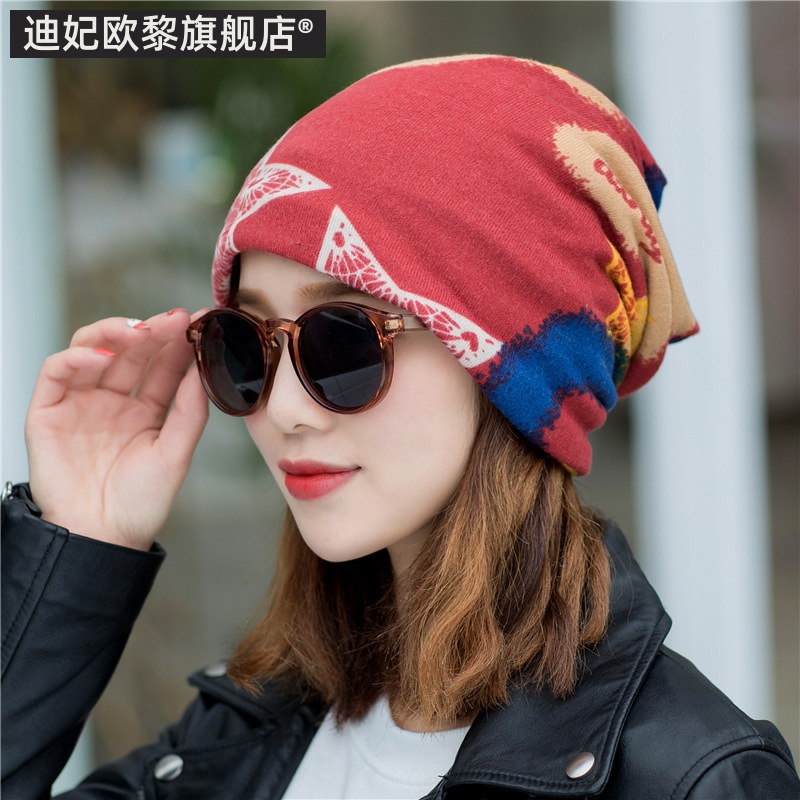 女土帽子新款时尚 百搭 头大脸大帽子光头假发适合短发的帽子女