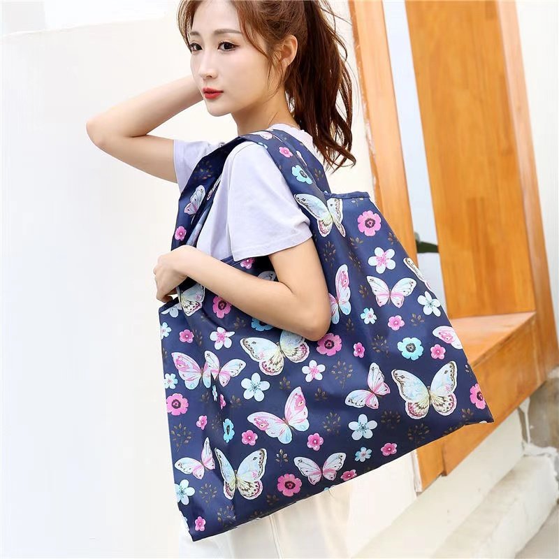 大号购物袋可折叠轻便超市环保袋防水妈咪手提袋大容量老人买菜包