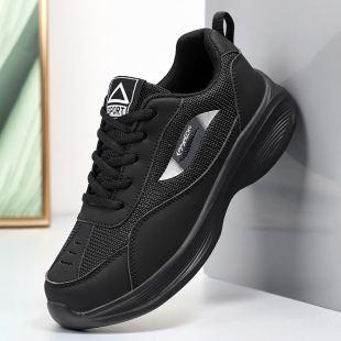 公猴先生女鞋春夏季网面透气时尚休闲鞋厚底增高软底轻便运动鞋潮