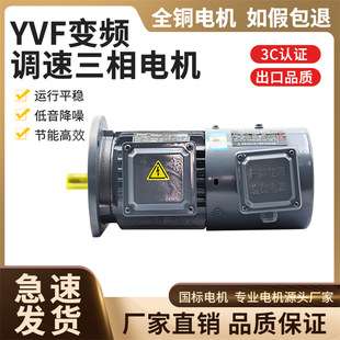 YVF801 2-0.75KW变频电机 变频调速电动机 三相电机