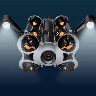 潜鲛P200PRO工业级水下机器人水下应急救援飞行器视觉传水下飞行