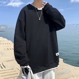 Y001P42港风外景休闲百搭宽松港风情侣学生蝴蝶印花假两件卫衣，男装卫衣，电商A050