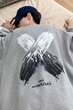 Y8888P55室内港风休闲棒球领情侣棒球服雪山印花开衫卫衣港风，男装卫衣，电商A050