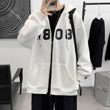 Y8886P50大皂风字母印花港风潮流宽松情侣大码卫衣学生百搭春，男装卫衣，电商A050