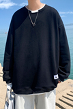 Y001P42港风外景休闲百搭宽松港风情侣学生蝴蝶印花假两件卫衣，男装卫衣，电商A050