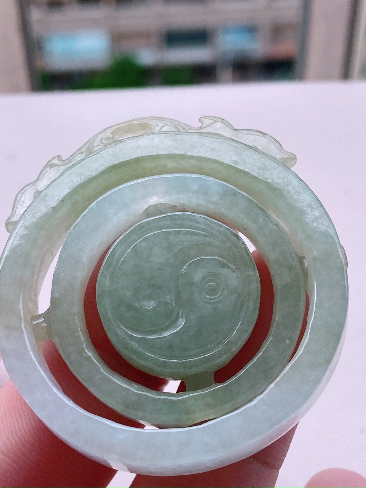 四会自家工厂雕刻冰透 时来运转老坑a货颈饰玉坠冰种玉吊坠翡翠