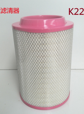 K223019适配福田欧马可奥铃CTX空气滤芯PU2230康明斯3.8空滤清器