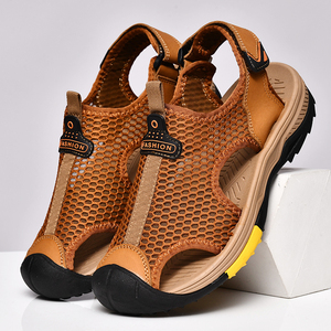 沙滩鞋男鞋凉鞋夏季外穿透气网面镂空爸爸网鞋大码运动涉水溯溪鞋