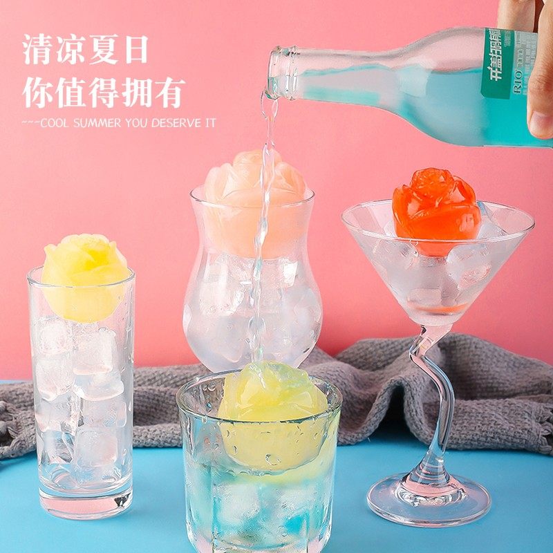 少女心冻冰立体玫瑰花花朵慕斯diy巧克力蛋糕装饰手工皂硅胶模具,厨房/烹饪用具,烘焙模具,淘宝优惠券,粉丝福利购,淘宝优惠卷