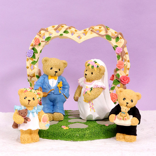 真爱熊立体车载家居香薰石膏摆件手工DIY硅胶模具  一手 手办模具