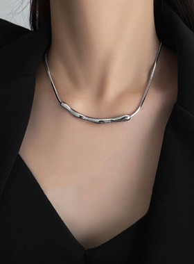 chocker设计师锁骨链法式高级感