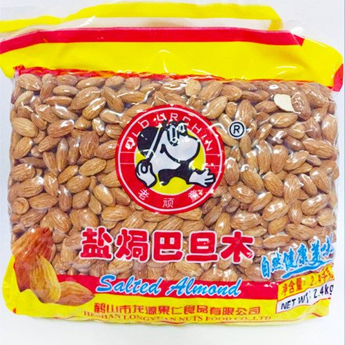 新货老顽童大杏仁5盐焗巴旦木