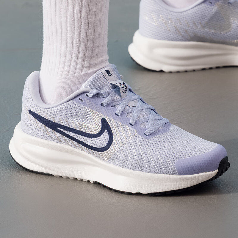 NIKE耐克紫色女鞋春季正品运动鞋健身训练鞋缓震舒适休闲跑步鞋