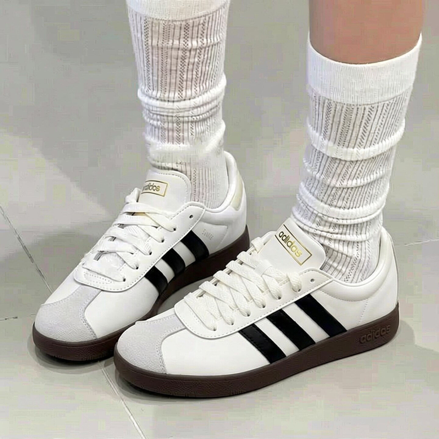 Adidas女鞋夏季新款正品金标复古低帮小白鞋T头德训鞋休闲板鞋