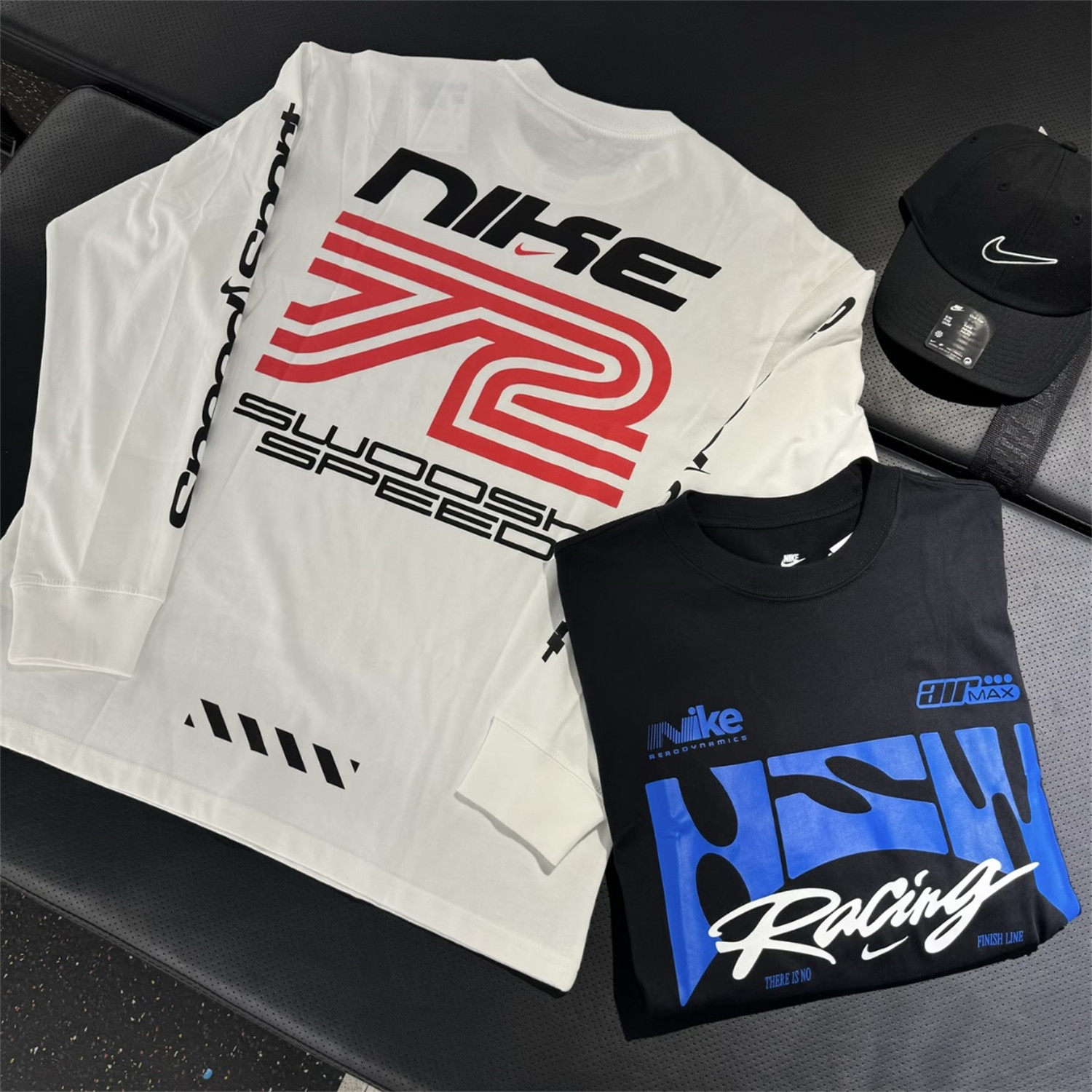 Nike耐克潮流印花T恤男子薄款长袖2026年新款运动服柔软正品上衣