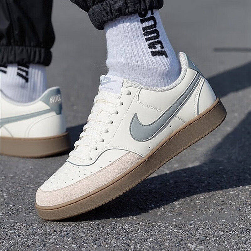 Nike耐克男鞋板鞋新款COURT VISION经典大勾运动鞋复古低帮休闲鞋