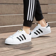 Giày thể thao nam Adidas Giày nữ mùa thu 2019 mùa thu mới ba lá có vỏ cỏ ba lá C77124 - Dép / giày thường