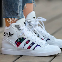 2019 Adidas giày nam giày casual vài clover trắng giày-top cao, giày thể thao EE3820 - Dép / giày thường giày thể thao bitis