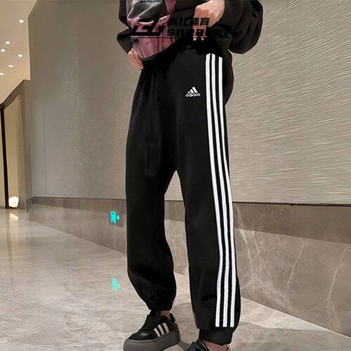 阿迪达斯女裤经典三条纹