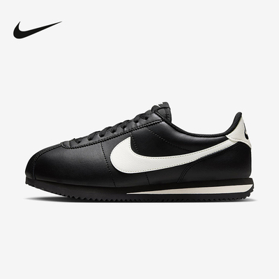 耐克女鞋CORTEZ黑色复古跑步鞋低帮休闲百搭轻便运动鞋DN1791-006