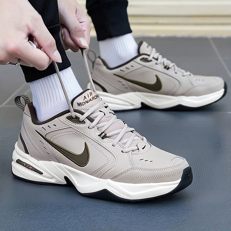 NIKE耐克男鞋复古老爹鞋皮面防水户外休闲耐磨缓震低帮跑步训练鞋