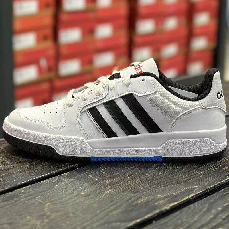 阿迪达斯小白鞋男鞋春季新款时尚低帮篮球板鞋学生百搭运动休闲鞋