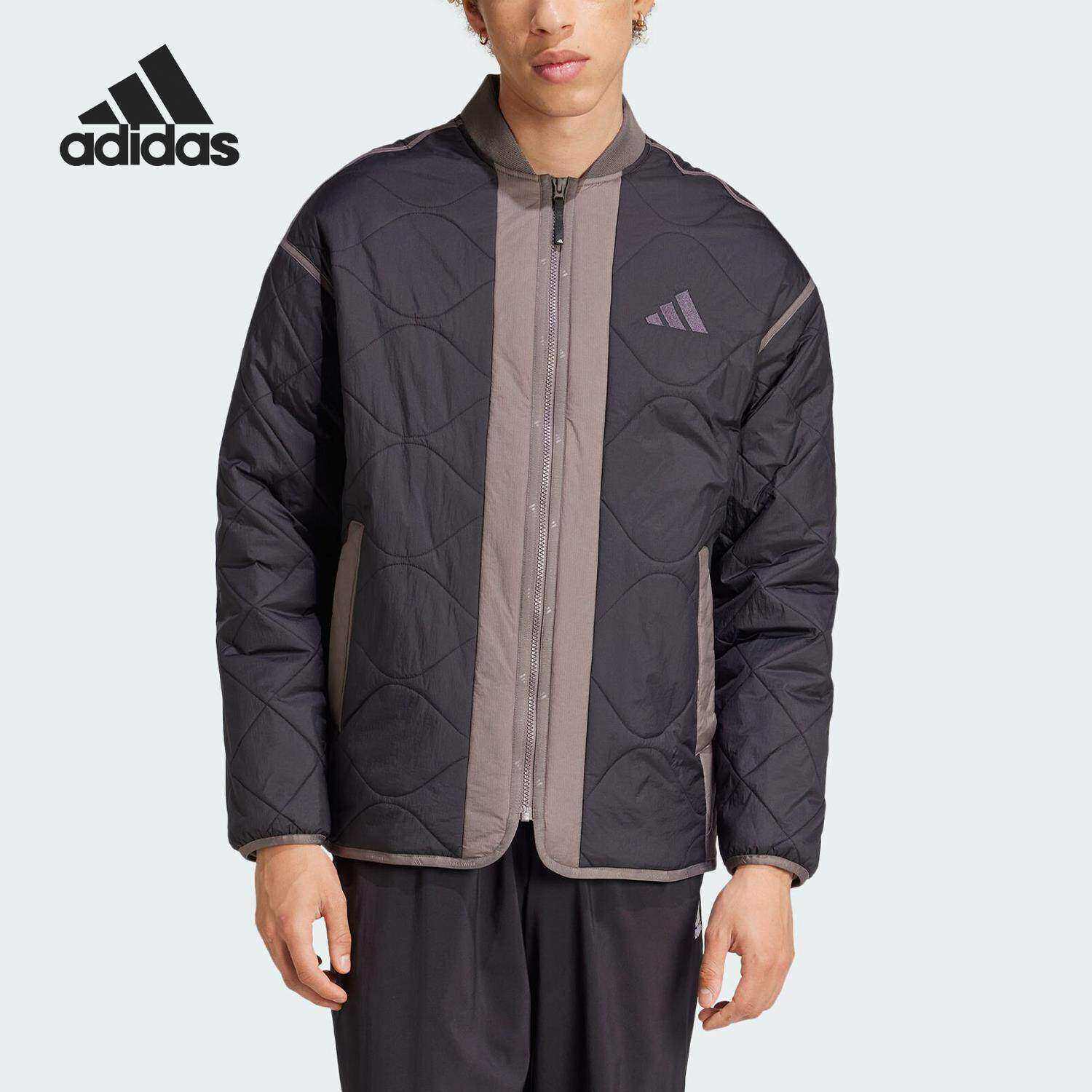 阿迪达斯棉服外套男装保