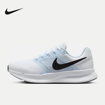 Nike耐克女鞋25夏新款RUN SWIFT 3白蓝网面运动跑步鞋DR2698-106