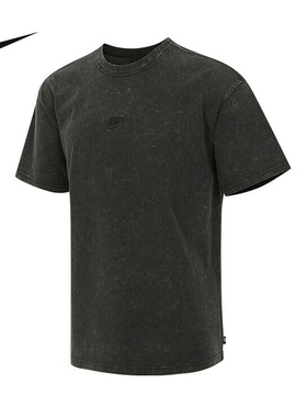 NIKE耐克男子短袖25夏季新款运动休闲做旧水洗圆领T恤 HJ0553-355