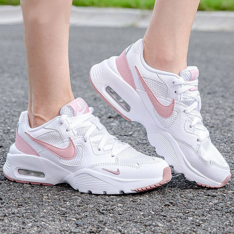 NIKE耐克白色女鞋AIR MAX 气垫鞋运动休闲透气跑步鞋CJ1671-106