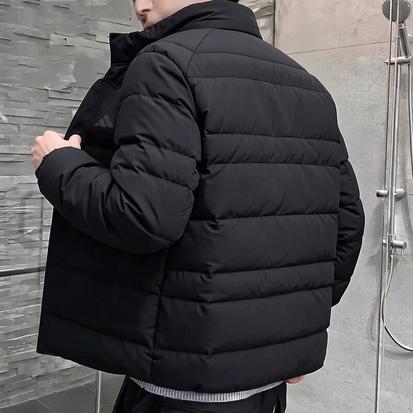阿迪达斯棉服男加厚外套秋季新款夹棉保暖防风宽松运动男士棉服