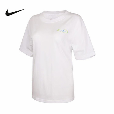 Nike耐克短袖女夏新款正品印花宽松透气半袖运动T恤HV0195-100