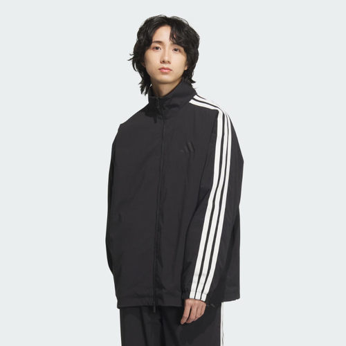 Adidas/阿迪达斯外套男子拒水防泼运动休闲宽松夹克外套JL6091