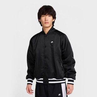 nike耐克外套男子2025春运动防风背后印花棉服棒球夹克HJ0302-010