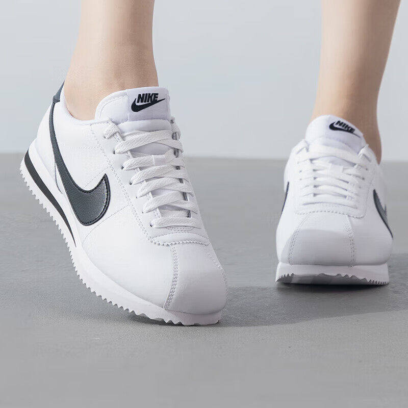 Nike耐克鞋子正品阿甘鞋轻便运动鞋秋季正品女鞋CORTEZ白色跑步鞋