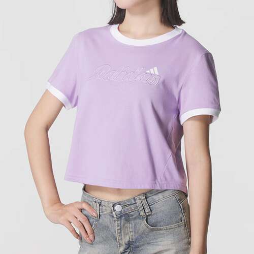 阿迪达斯T恤女装2025新款