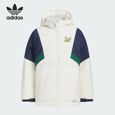 Adidas/阿迪达斯正品三叶草大童保暖防风运动羽绒服IX4351