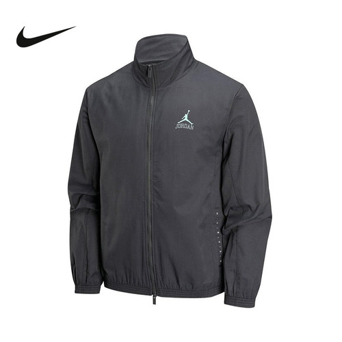 正品耐克梭织外套男25秋季背部印花篮球运动立领夹克II0484-010