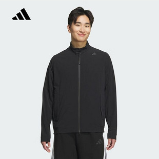 adidas阿迪达斯秋新款男武宗系列凉感拒水运动休闲夹克外套KB5134