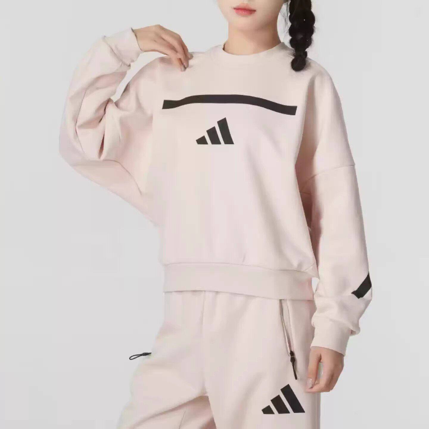 阿迪达斯女子ZNE系列淡粉