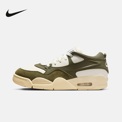 Jordan耐克女鞋2025新款AJ4 RM运动鞋低帮复古休闲板鞋FQ7940-121