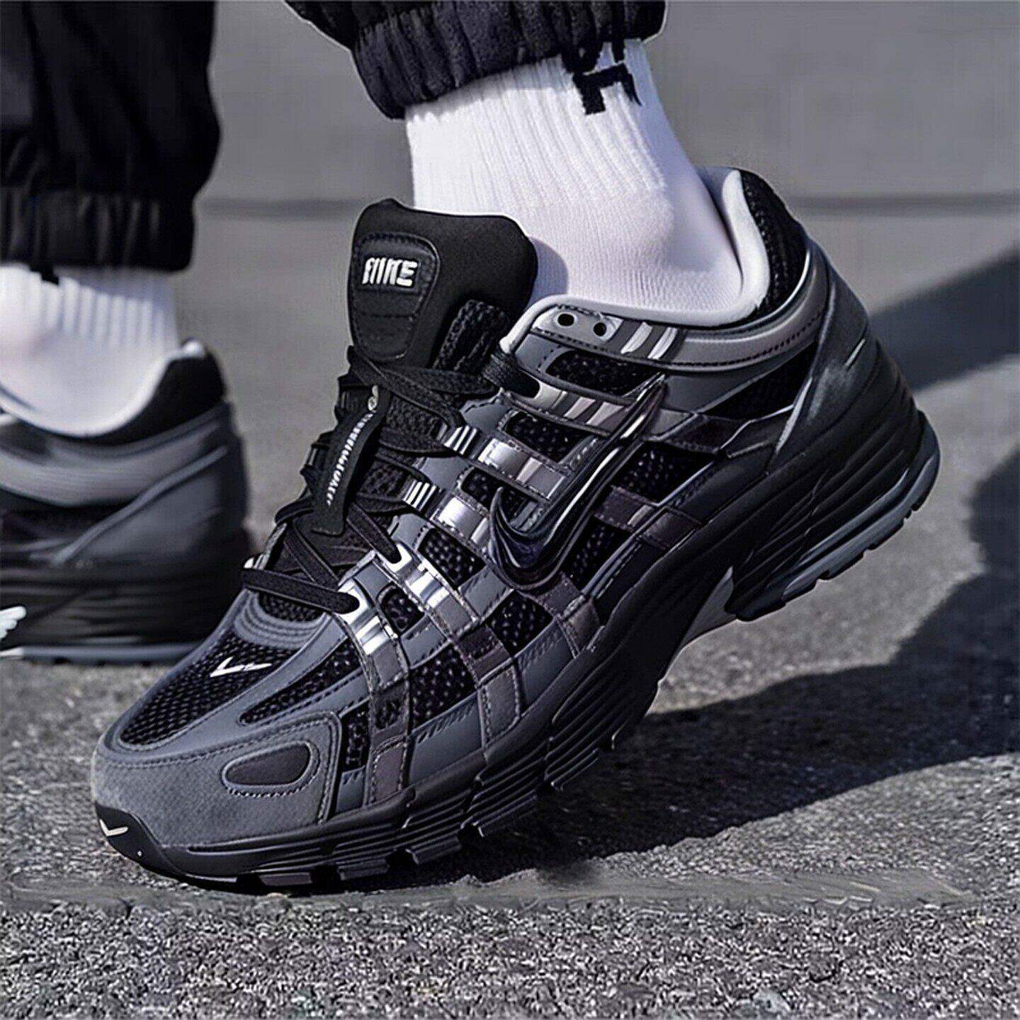 Nike耐克男鞋透气运动鞋新款复古老爹鞋跑鞋缓震透气翻毛皮跑步鞋