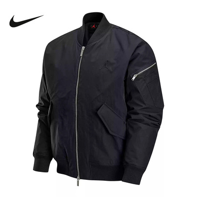 NIKE耐克Jordan男子夹克正品春季休闲保暖立领棉服 HF9326-010