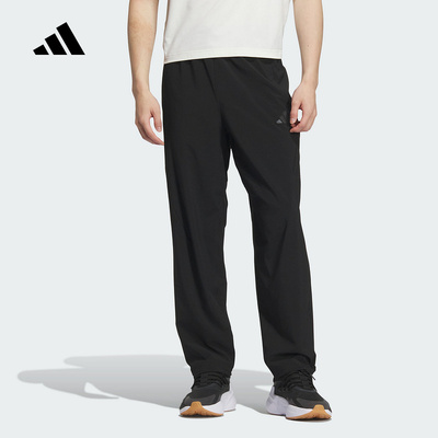 adidas阿迪达斯秋季男士速干凉爽舒适休闲直筒运动梭织长裤KB5177