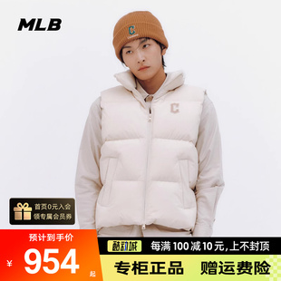 运动服保暖背心夹克3ADVB0236 MLB男女羽绒马甲外套正品 秋冬新款