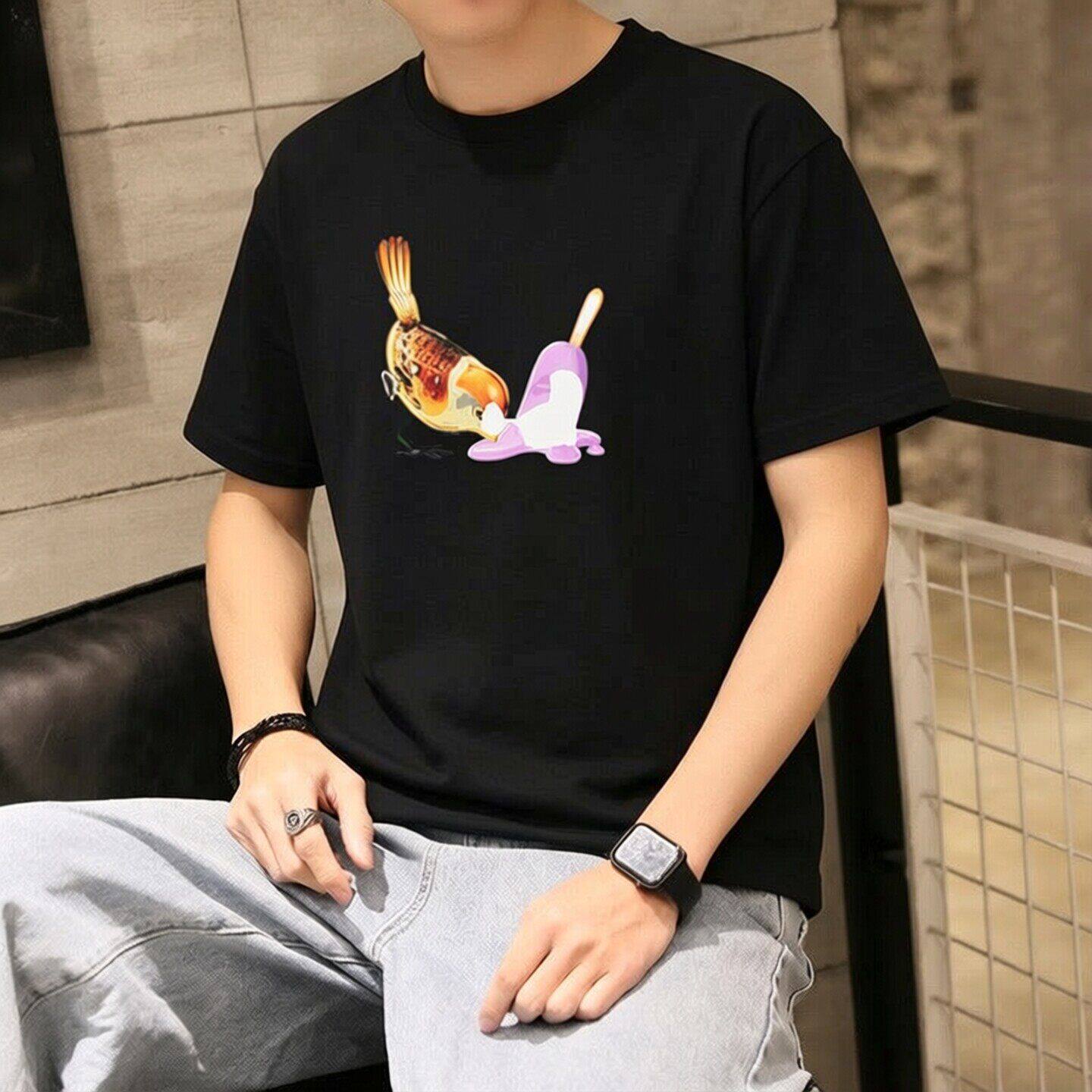 黑色纯棉短袖耐克男装202