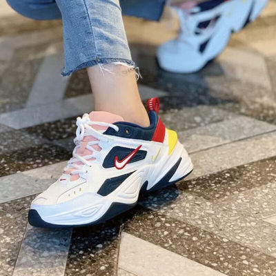 Nike耐克鞋子正品M2K老爹鞋厚底运动鞋冬季新款女鞋跑步鞋AO3108